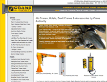 Tablet Screenshot of craneauthority.com